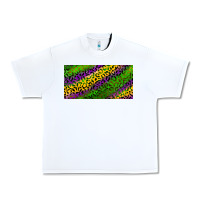 White Mardi Gras Leopard Urban Heavy Tee - RanaPortraitStore