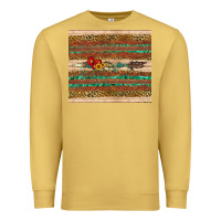 Antique Gold arrow wooden sunflower Premium Sweatshirt - Artiststas