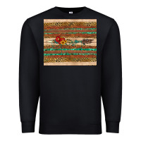 Black arrow wooden sunflower Premium Sweatshirt - Artiststas