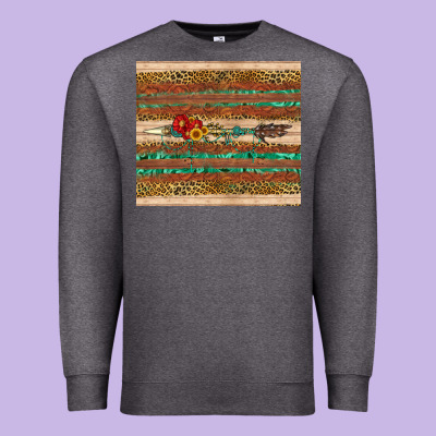 Arrow Wooden Sunflower Premium Sweatshirt Designed By Artiststas