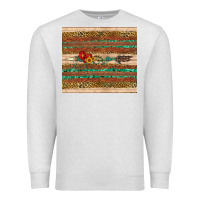 Oatmeal Heather arrow wooden sunflower Premium Sweatshirt - Artiststas