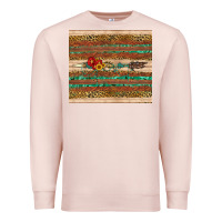 Pale Pink arrow wooden sunflower Premium Sweatshirt - Artiststas