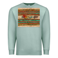Seafoam arrow wooden sunflower Premium Sweatshirt - Artiststas