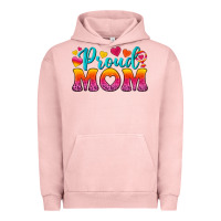 Pigment Salmon Proud Mom Lesbian Urban Hoodie - BundleAndBundleShop