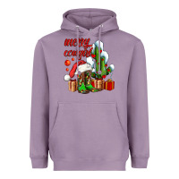 Lavender merry cowgirl  boots and cactus with gifts Heavyweight Hoodie - AdoDesignShop