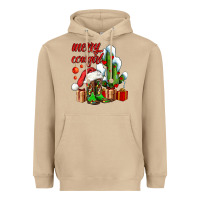 Mushroom merry cowgirl  boots and cactus with gifts Heavyweight Hoodie - AdoDesignShop