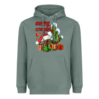 Sage merry cowgirl  boots and cactus with gifts Heavyweight Hoodie - AdoDesignShop