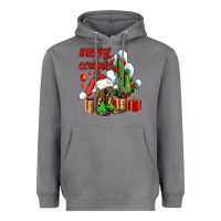 Storm merry cowgirl  boots and cactus with gifts Heavyweight Hoodie - AdoDesignShop