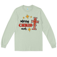 Matcha merry christmas cross Long Sleeve Tee - RanaPortraitStore