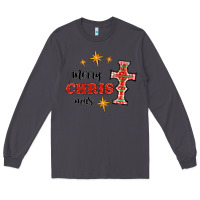 Smoke merry christmas cross Long Sleeve Tee - RanaPortraitStore
