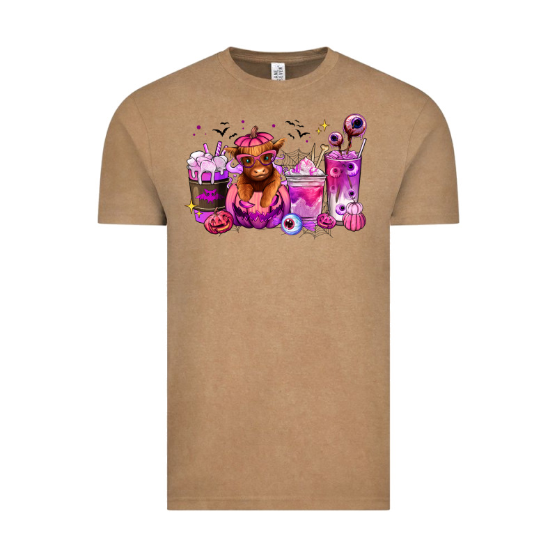 Halloween Heifer Coffee Cups Vintage Tee by RanaPortraitStore | Teevron