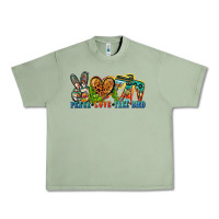 Oil Green peace love free bird Urban Heavy Tee - Zillion Design Studio