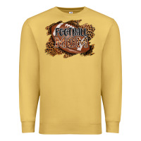 Antique Gold football mom Premium Sweatshirt - AdoDesignShop