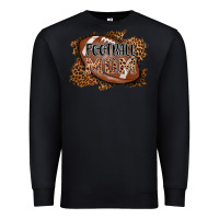 Black football mom Premium Sweatshirt - AdoDesignShop