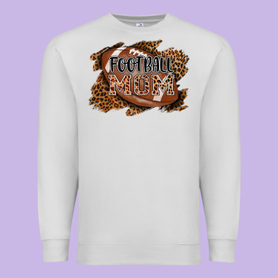 Football Mom Premium Sweatshirt Designed By Adodesignshop