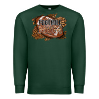 Sports Green football mom Premium Sweatshirt - AdoDesignShop