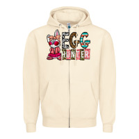 Sandshell Egg Hunter Zipper Hoodie - CowhideDigitalArt