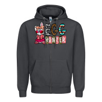 Smoke Egg Hunter Zipper Hoodie - CowhideDigitalArt