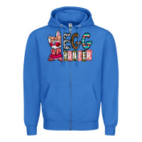 True Royal Egg Hunter Zipper Hoodie - CowhideDigitalArt