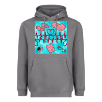Storm nurse heart beat seamless pattern Heavyweight Hoodie - BundleAndBundleShop