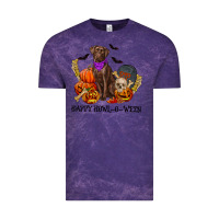Cloud Purple Happy Howl-o-ween Vintage Tee - RanaPortraitStore