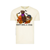 Happy Howl-o-ween Vintage Tee | Teevron