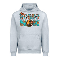 Heather Grey Western Rodeo Mom Urban Hoodie - BundleAndBundleShop