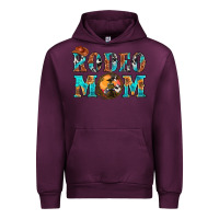 Mauve Wine Western Rodeo Mom Urban Hoodie - BundleAndBundleShop