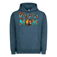 Pigment Midnight Navy Western Rodeo Mom Urban Hoodie - BundleAndBundleShop