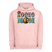 Pigment Salmon Western Rodeo Mom Urban Hoodie - BundleAndBundleShop