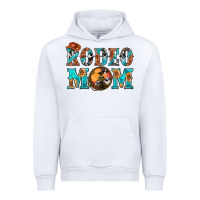 White Western Rodeo Mom Urban Hoodie - BundleAndBundleShop