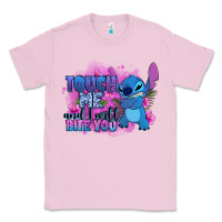 Bubblegum Pink touch me and i will bite you stitch Classic Tee - Zillion Design Studio
