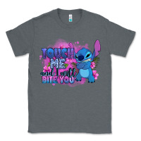 Charcoal Heather touch me and i will bite you stitch Classic Tee - Zillion Design Studio