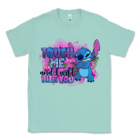 Seafoam touch me and i will bite you stitch Classic Tee - Zillion Design Studio