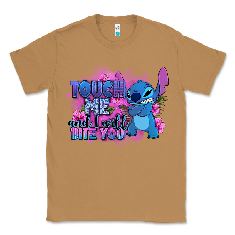 Touch Me And I Will Bite You Stitch Classic Tee by Zillion Design Studio | Teevron