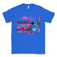 True Royal touch me and i will bite you stitch Classic Tee - Zillion Design Studio