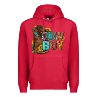 Cardinal western cowboy Premium Hoodie - NancyCooperArtShop