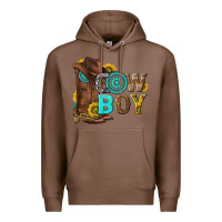 Chestnut western cowboy Premium Hoodie - NancyCooperArtShop