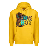 Lemon western cowboy Premium Hoodie - NancyCooperArtShop