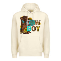 Sandshell western cowboy Premium Hoodie - NancyCooperArtShop