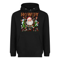 Black howdy santa Heavyweight Hoodie - AdoDesignShop