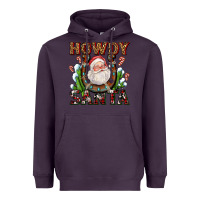Plum howdy santa Heavyweight Hoodie - AdoDesignShop