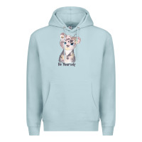 Blue Mist tiger cute animals Premium Hoodie - RanaPortraitStore