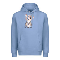 Colony Blue tiger cute animals Premium Hoodie - RanaPortraitStore