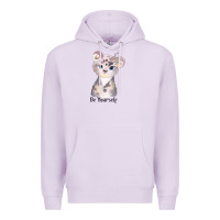 Lilac tiger cute animals Premium Hoodie - RanaPortraitStore