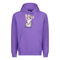 Purple tiger cute animals Premium Hoodie - RanaPortraitStore