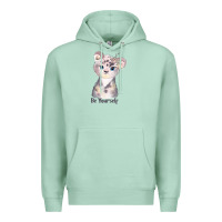 Seafoam tiger cute animals Premium Hoodie - RanaPortraitStore