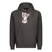 Smoke tiger cute animals Premium Hoodie - RanaPortraitStore