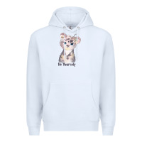 White tiger cute animals Premium Hoodie - RanaPortraitStore
