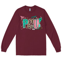Burgundy pcu Long Sleeve Tee - AdoDesignShop